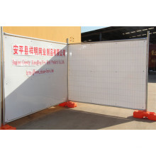 Tipo di recinzione del temporaneo galvanizzato dell'alberino di Au di costruzione temporanea con la fabbrica della Cina